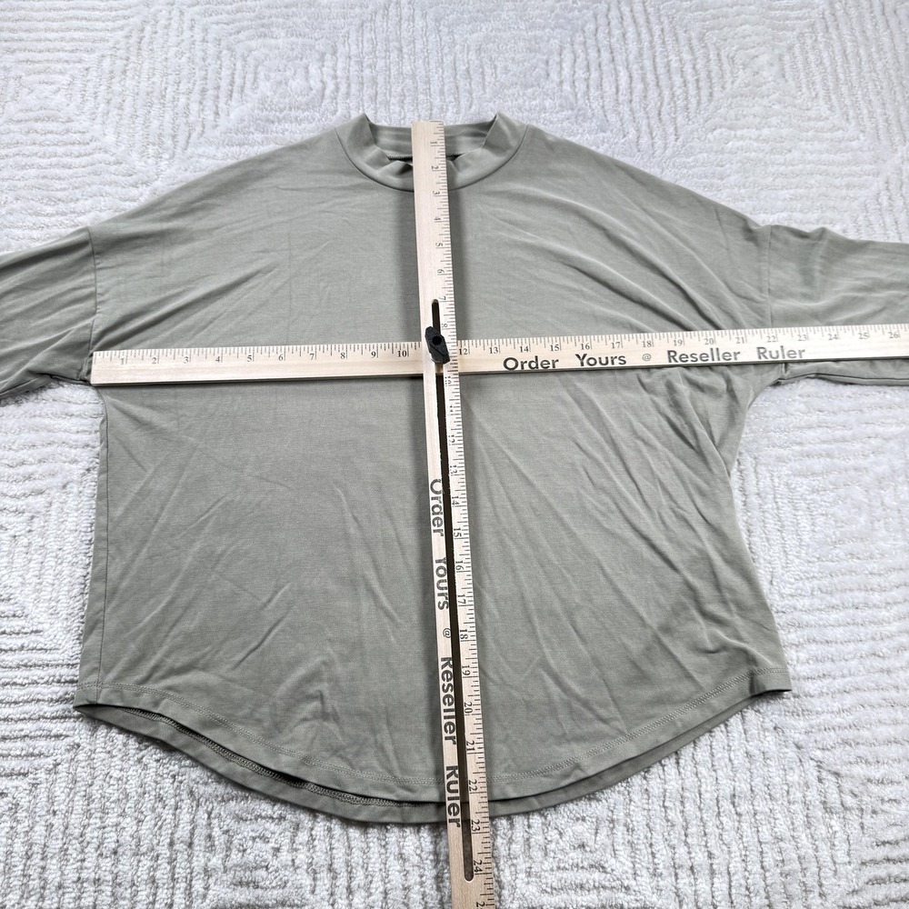 Madewell Shirt Womens S Mock Neck Long Sleeve Minimalist Old Money Layer Casule - Picture 3 of 10